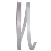 Silver 3 8 Inch Dyna Satin Ribbon for Wreaths & Bows