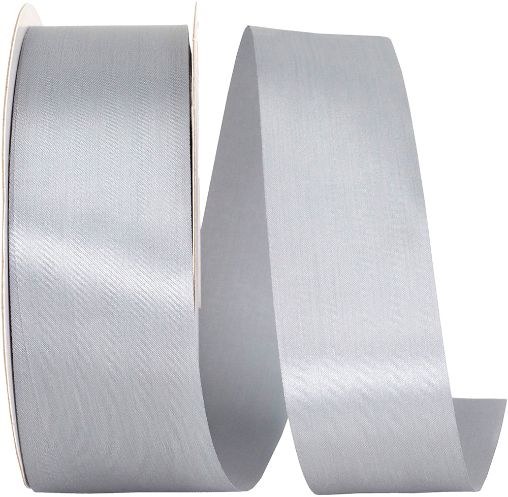 Silver 1-7 8 Inch Dyna Satin Ribbon for Wreaths & Bows
