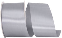 Silver 2-1 2 Inch Dyna Satin Ribbon for Wreaths & Bows