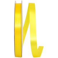 Yellow 5 8 Inch Dyna Satin Ribbon for Wreaths & Bows