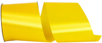 Yellow 4 Inch Dyna Satin Ribbon for Wreaths & Bows
