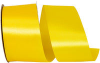 Yellow 2-1 2 Inch Dyna Satin Ribbon for Wreaths & Bows