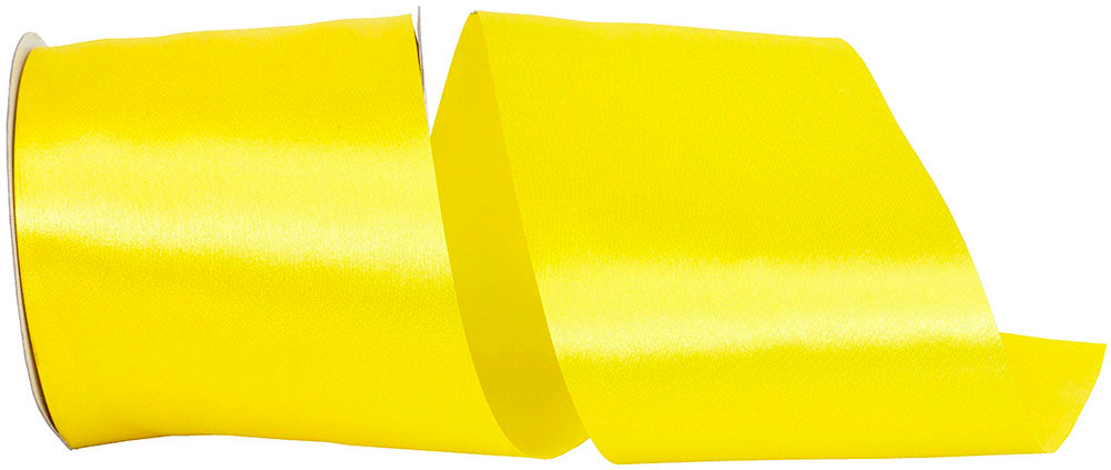 Sunshine 4 Inch Dyna Satin Ribbon for Wreaths & Bows