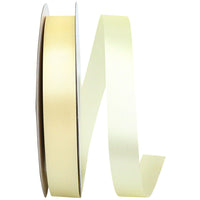 Eggshell 7 8 Inch Dyna Satin Ribbon for Wreaths & Bows