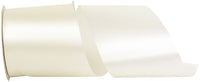 Ivory 4 Inch Dyna Satin Ribbon for Wreaths & Bows