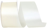 Ivory 2-1 2 Inch Dyna Satin Ribbon for Wreaths & Bows