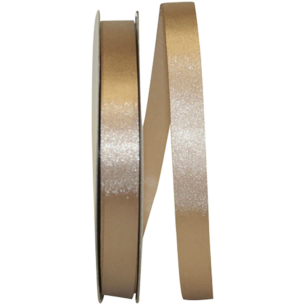 Champagne 5 8 Inch Dyna Satin Ribbon for Wreaths & Bows