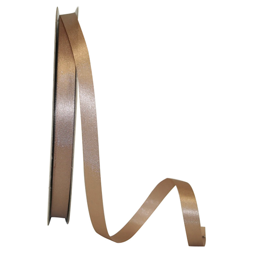 Champagne 3 8 Inch Dyna Satin Ribbon for Wreaths & Bows