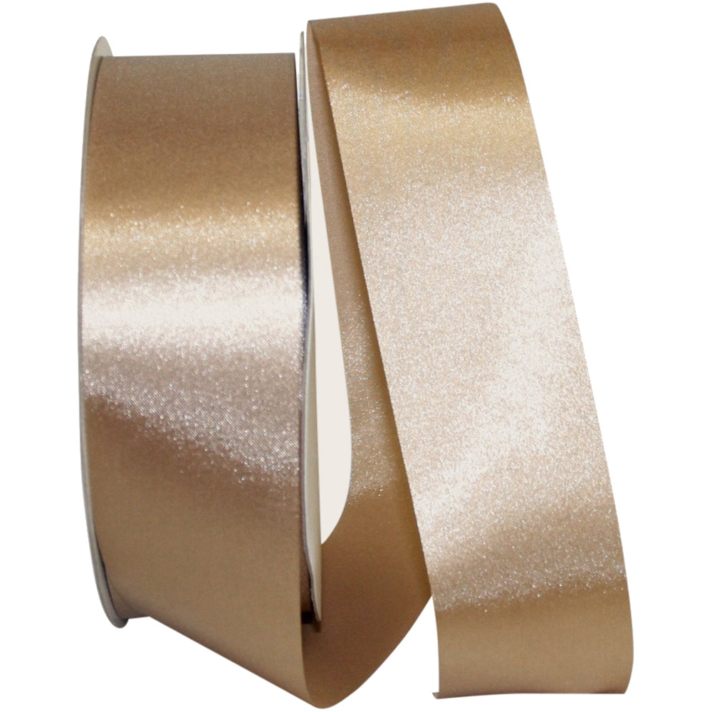 Champagne 1-7 8 Inch Dyna Satin Ribbon for Wreaths & Bows