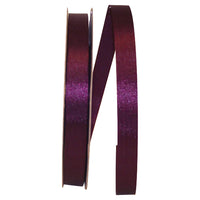 Plum 5 8 Inch Dyna Satin Ribbon for Wreaths & Bows
