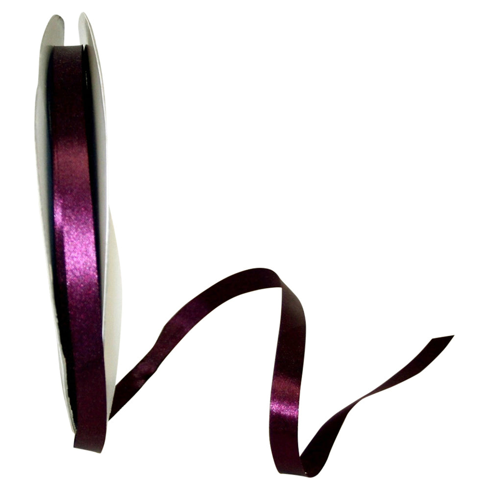 Plum 3 8 Inch Dyna Satin Ribbon for Wreaths & Bows