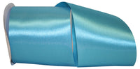 Turquoise Dyna Satin Ribbon 4 Inch 100% Polyester