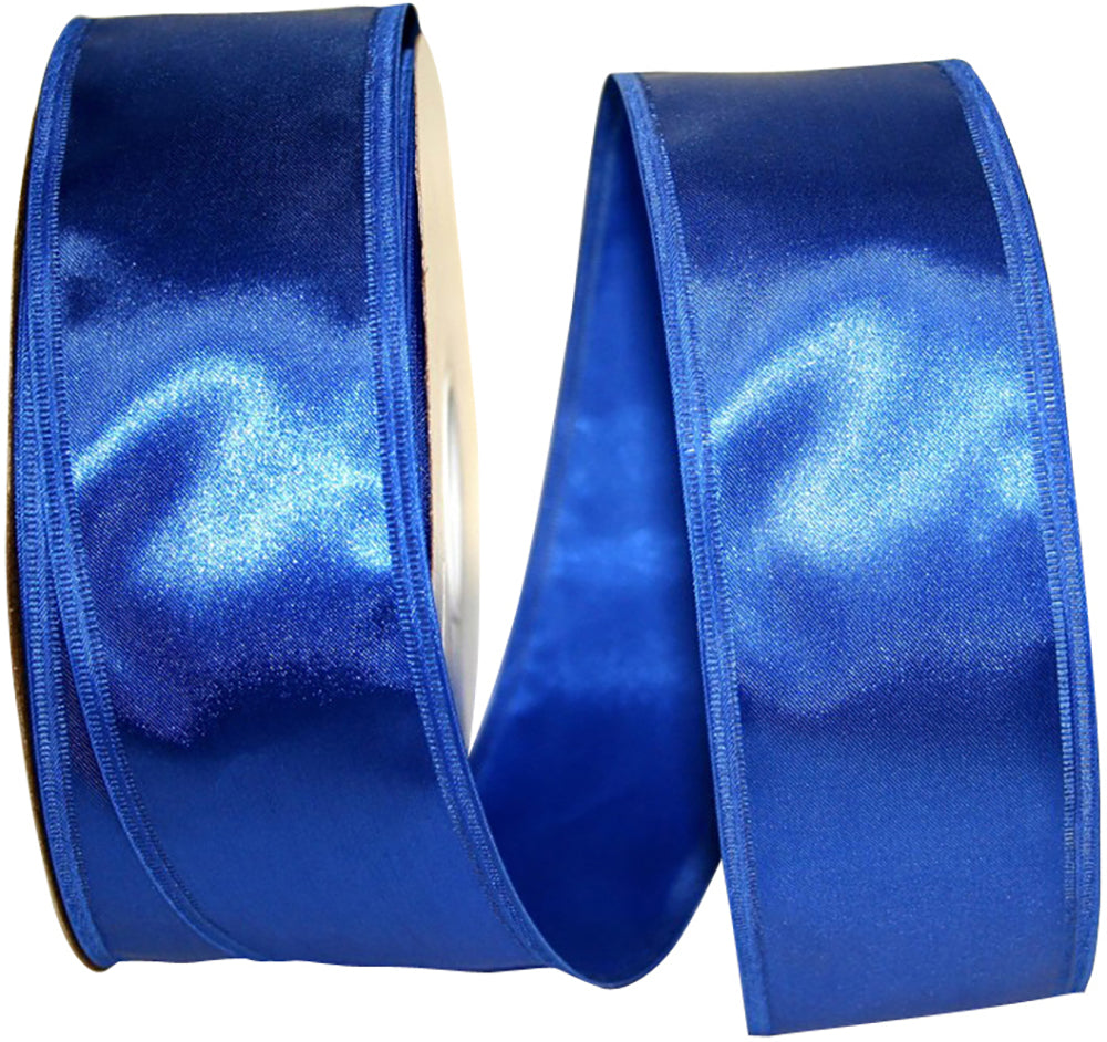 Royal 2-1 8 Inch Dyna Satin Ez Wired Edge Ribbon for Wreaths & Bows