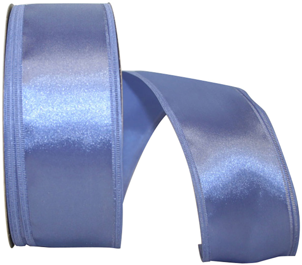 French 2-1 8 Inch Dyna Satin Ez Wired Edge Ribbon for Wreaths & Bows