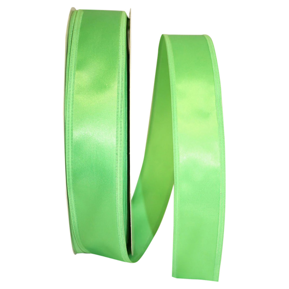 Emerald 1-1 2 Inch Dyna Satin Ez Wired Edge Ribbon for Wreaths & Bows