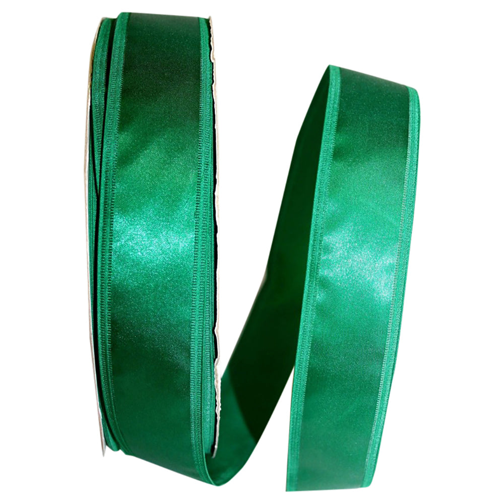 Holiday 1-1 2 Inch Dyna Satin Ez Wired Edge Ribbon for Wreaths & Bows