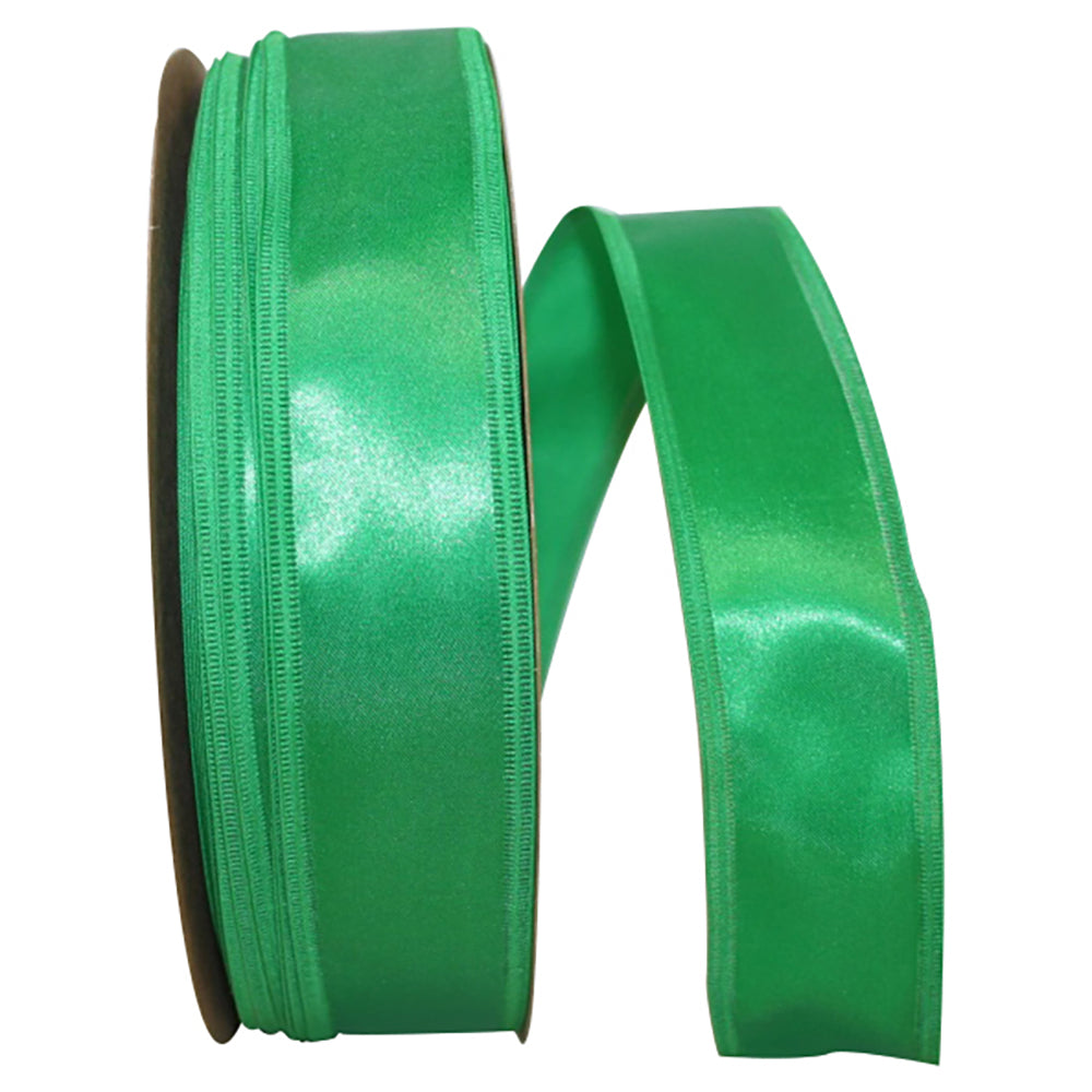 Kelly 1-1 2 Inch Dyna Satin Ez Wired Edge Ribbon for Wreaths & Bows