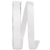 White 7 8 Inch Single Face Satin Ribbon Sfs for Wreaths & Bows