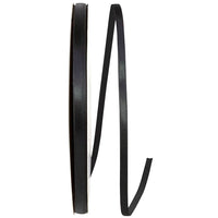 Black 1 4 Inch Single Face Satin Ribbon Sfs for Wreaths & Bows