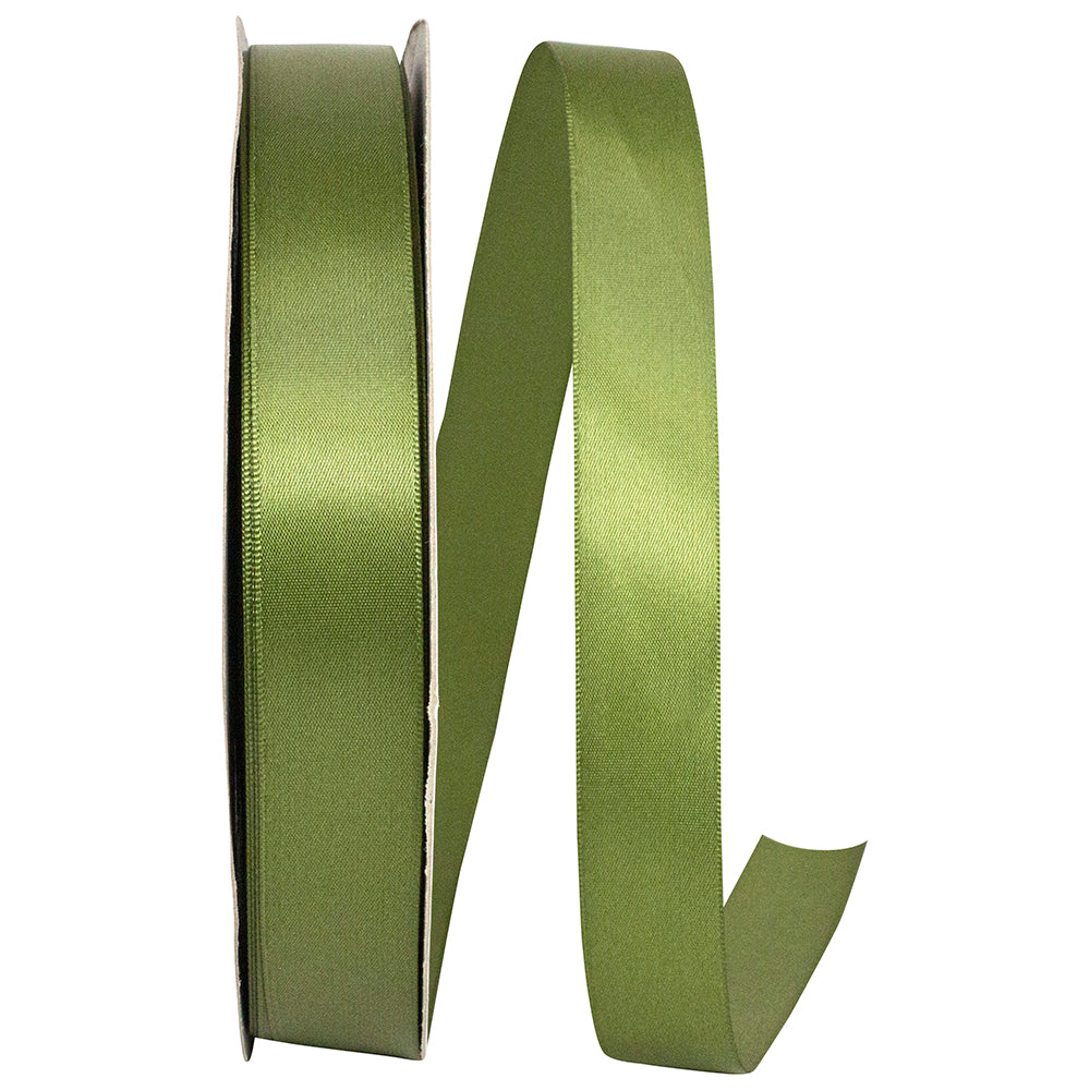 Moss 7 8 Inch Single Face Satin Ribbon Sfs for Wreaths & Bows