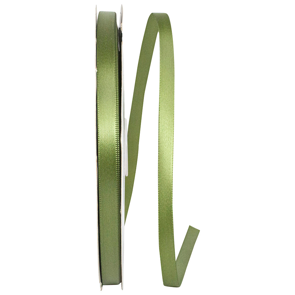 Moss 3 8 Inch Single Face Satin Ribbon Sfs for Wreaths & Bows