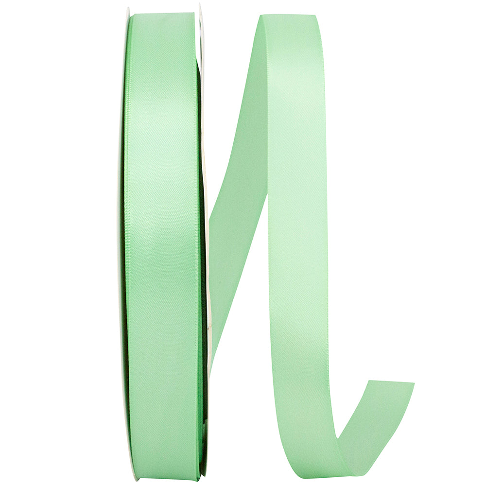 Mint 7 8 Inch Single Face Satin Ribbon Sfs for Wreaths & Bows