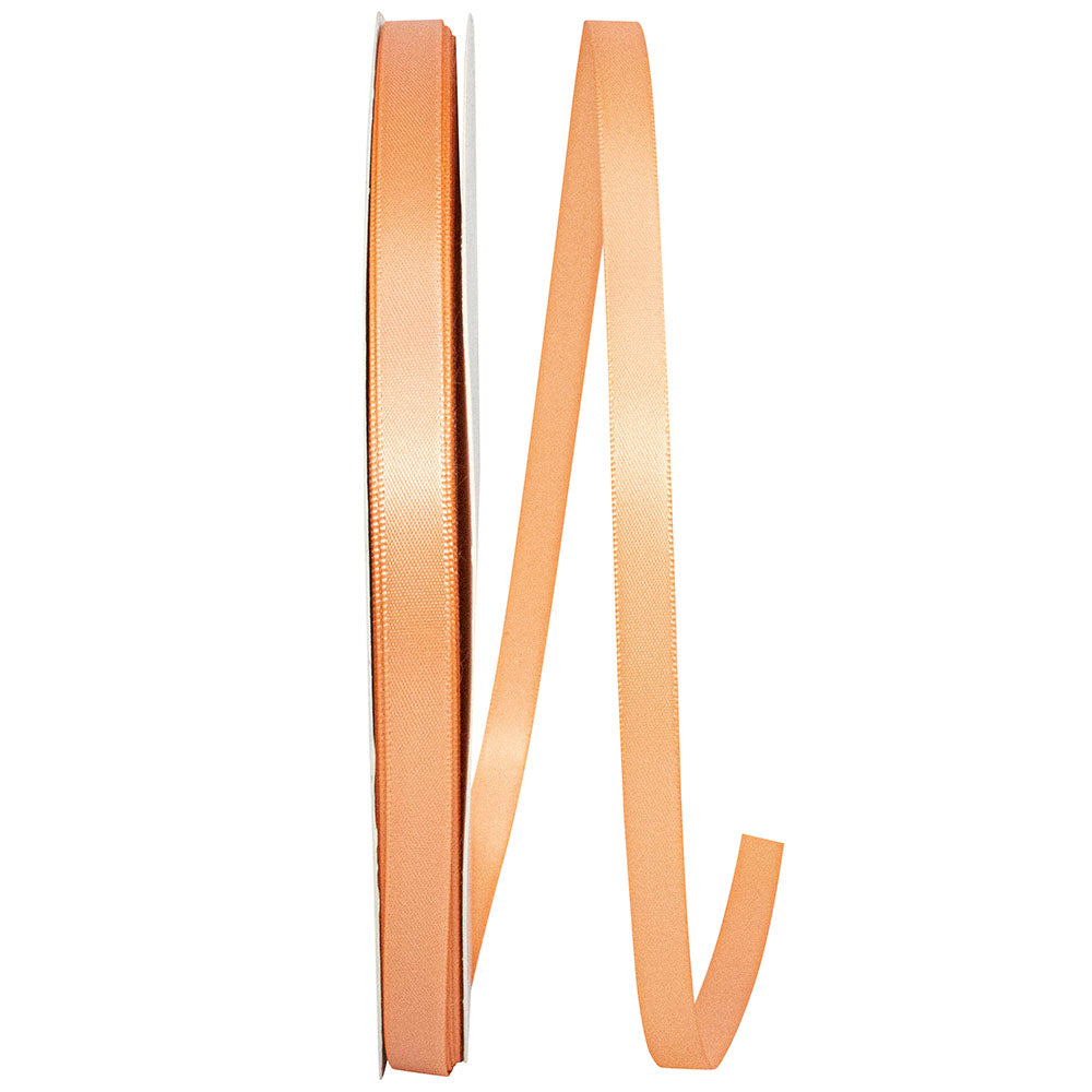 Peach 3 8 Inch Single Face Satin Ribbon Sfs for Wreaths & Bows