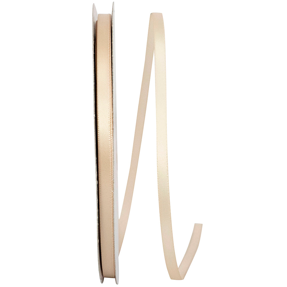 Tan 1 4 Inch Single Face Satin Ribbon Sfs for Wreaths & Bows