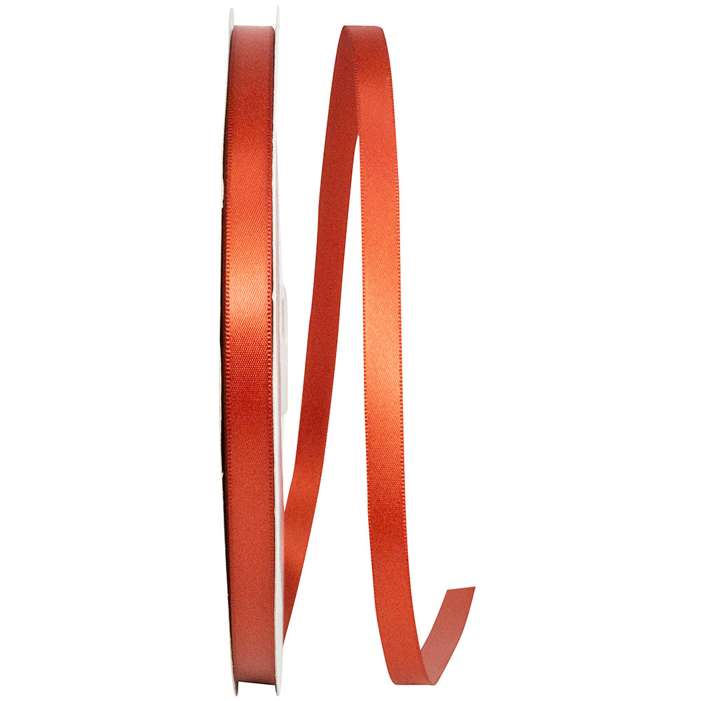 Copper 3 8 Inch Single Face Satin Ribbon Sfs for Wreaths & Bows