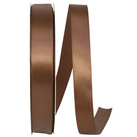Brown 7 8 Inch Single Face Satin Ribbon Sfs for Wreaths & Bows