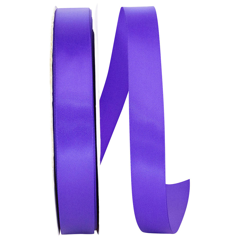 Purple 7 8 Inch Single Face Satin Ribbon Sfs for Wreaths & Bows