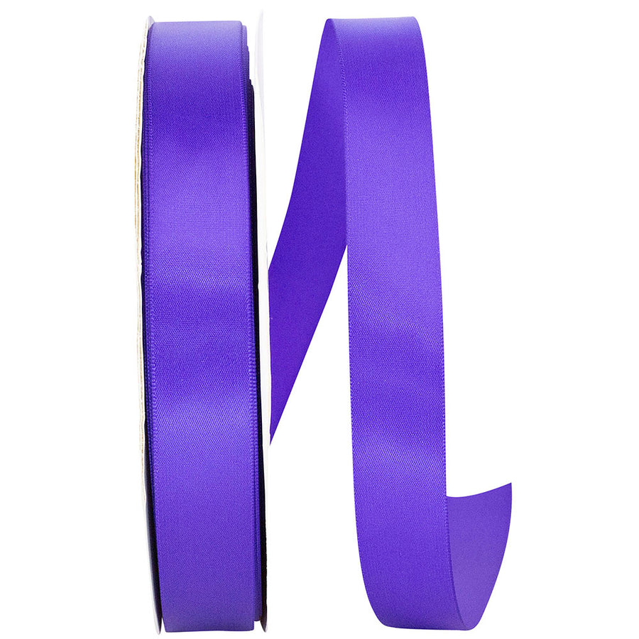 Purple 7 8 Inch Single Face Satin Ribbon Sfs for Wreaths & Bows