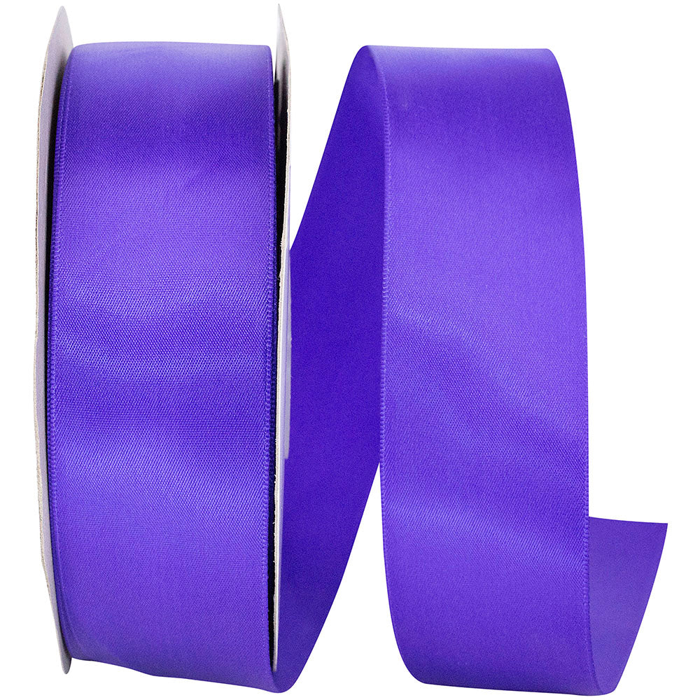 Purple 1-1 2 Inch Single Face Satin Ribbon Sfs for Wreaths & Bows