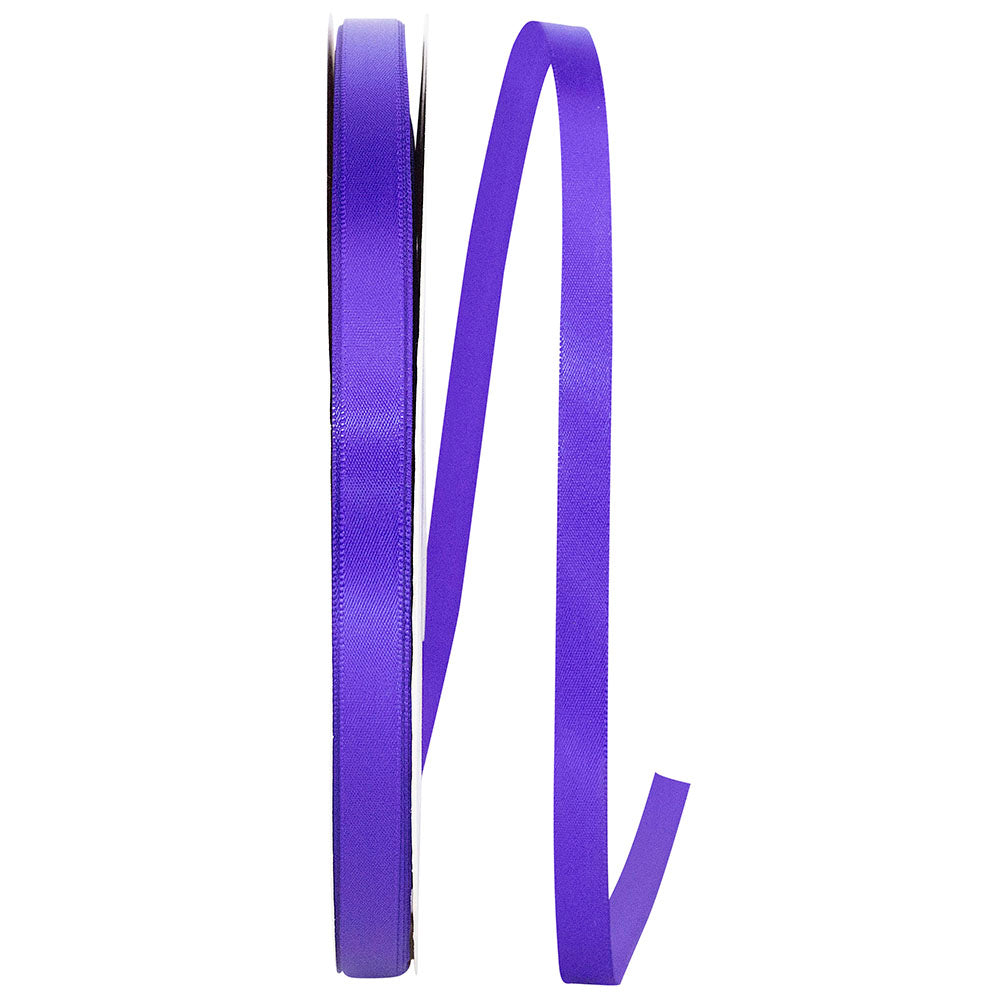Purple 3 8 Inch Single Face Satin Ribbon Sfs for Wreaths & Bows