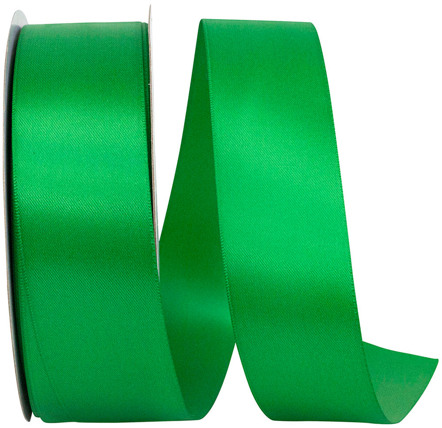 Emerald 1-1 2 Inch Single Face Satin Ribbon Sfs for Wreaths & Bows