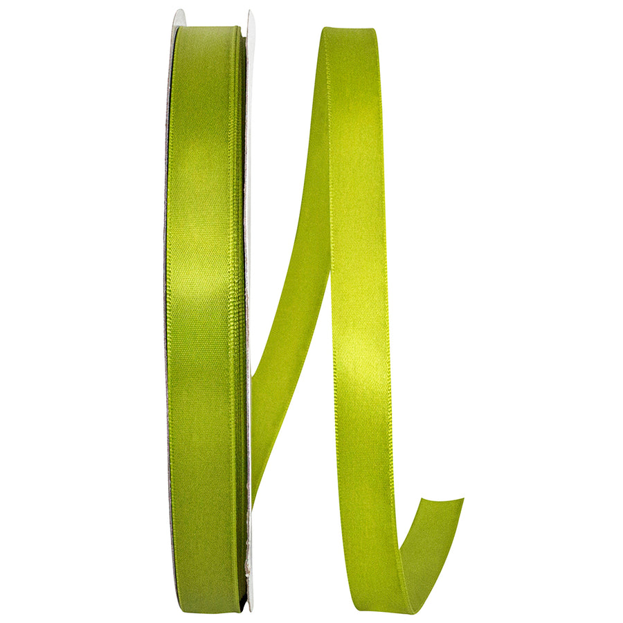 Green 5 8 Inch Single Face Satin Ribbon Sfs for Wreaths & Bows