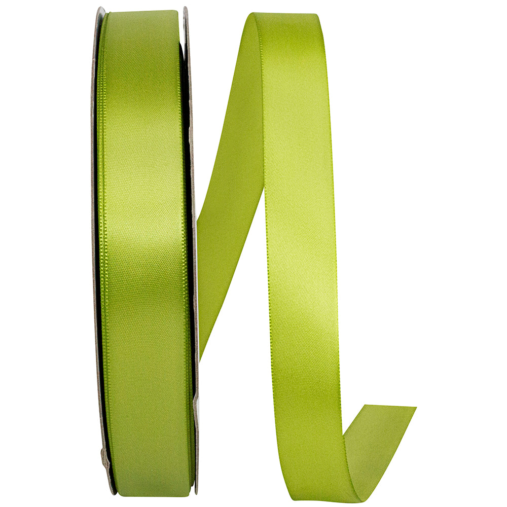 Green 7 8 Inch Single Face Satin Ribbon Sfs for Wreaths & Bows