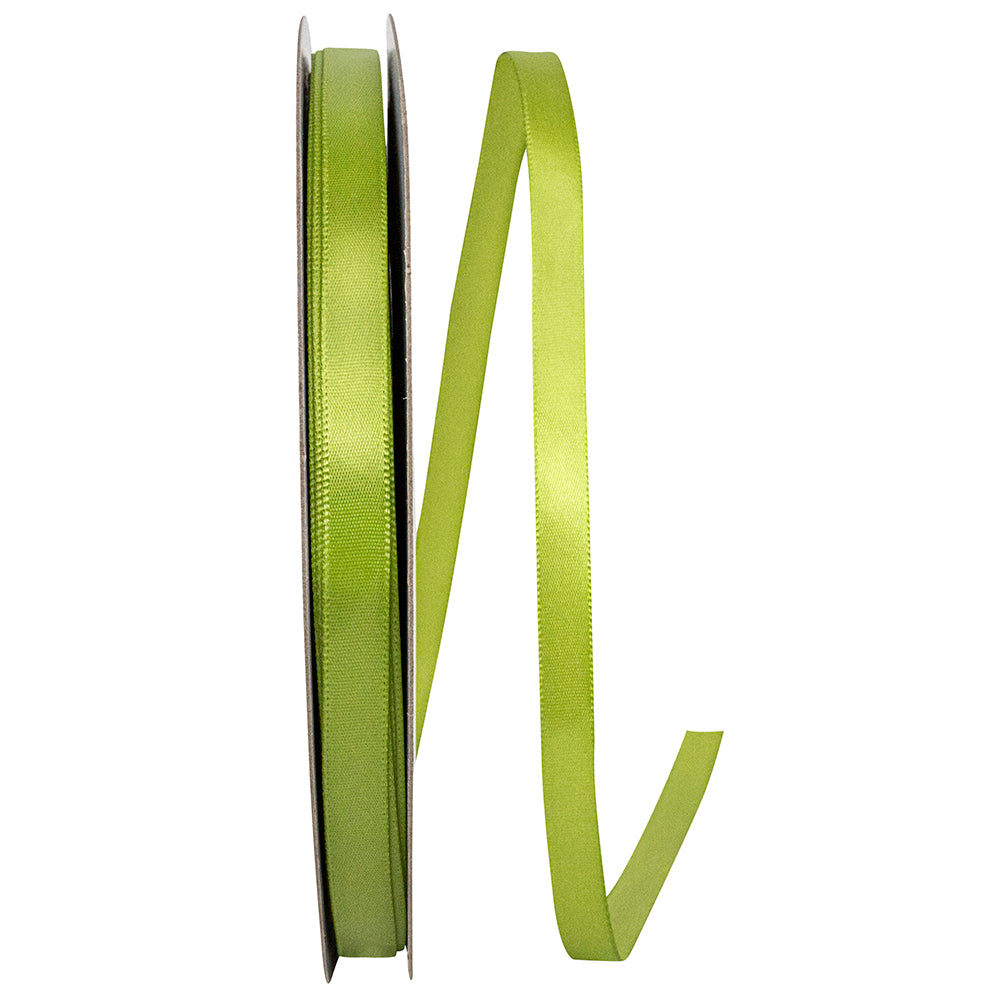 Green 3 8 Inch Single Face Satin Ribbon Sfs for Wreaths & Bows