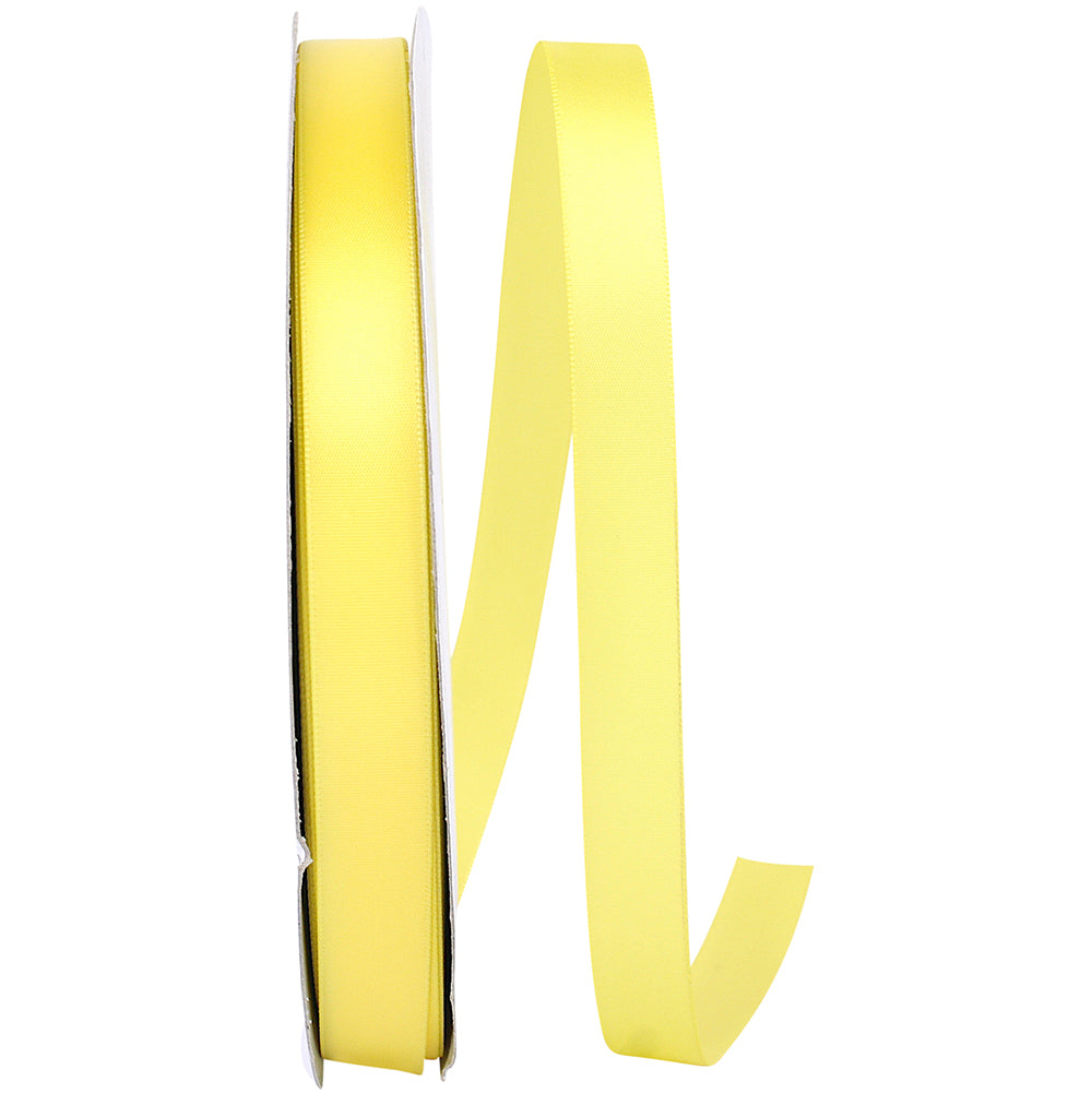 Lemon 5 8 Inch Single Face Satin Ribbon Sfs for Wreaths & Bows
