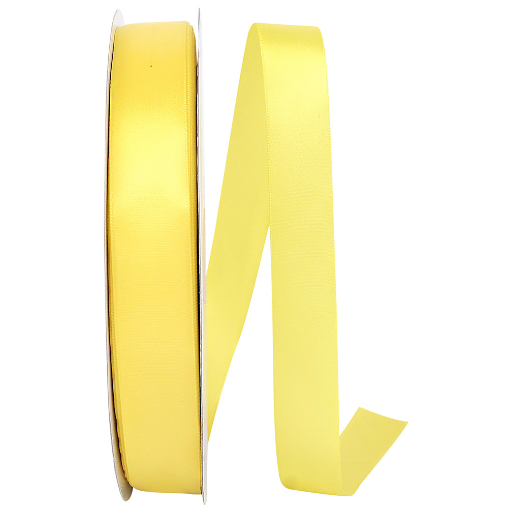 Lemon 7 8 Inch Single Face Satin Ribbon Sfs for Wreaths & Bows
