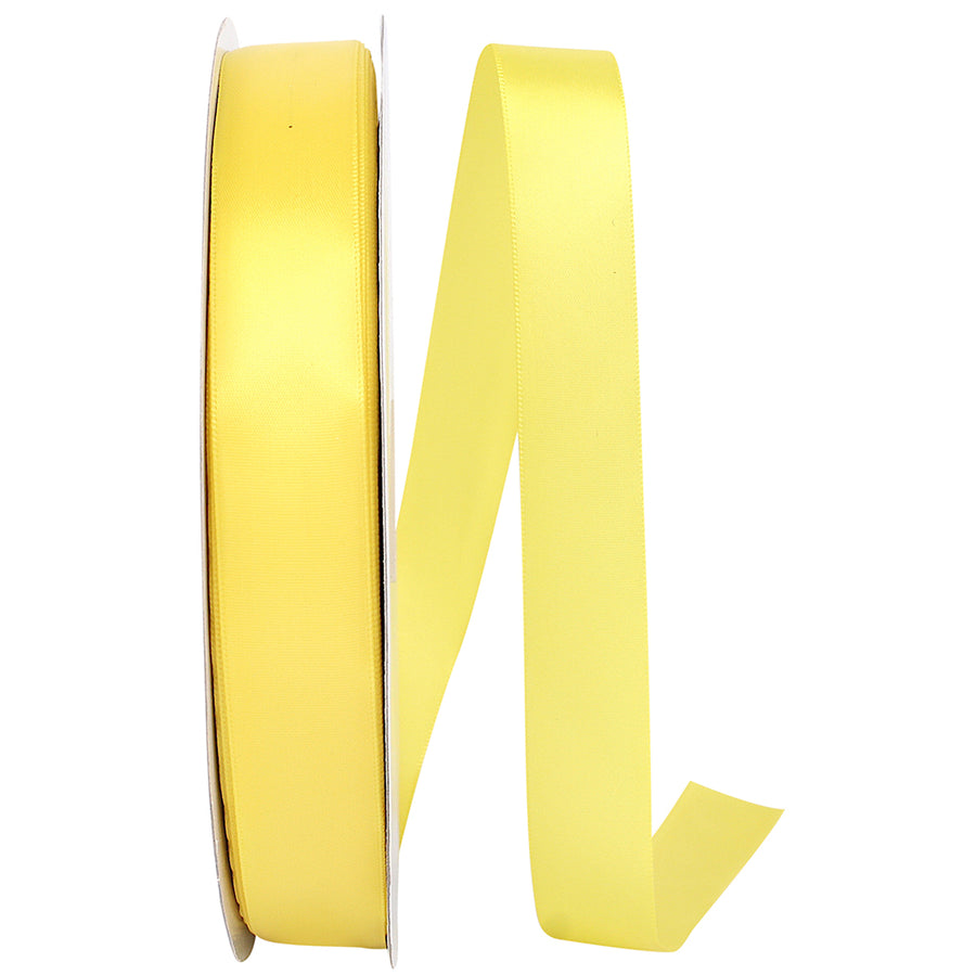 Lemon 7 8 Inch Single Face Satin Ribbon Sfs for Wreaths & Bows