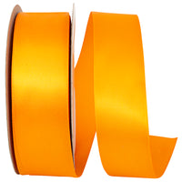 Tangerine 1-1 2 Inch Single Face Satin Ribbon Sfs for Wreaths & Bows