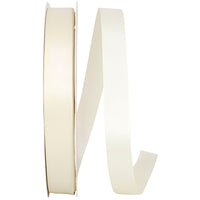 Ivory 7 8 Inch Single Face Satin Ribbon Sfs for Wreaths & Bows
