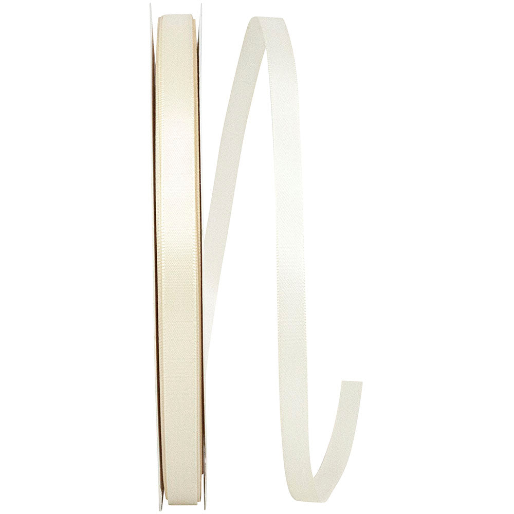 Ivory 3 8 Inch Single Face Satin Ribbon Sfs for Wreaths & Bows