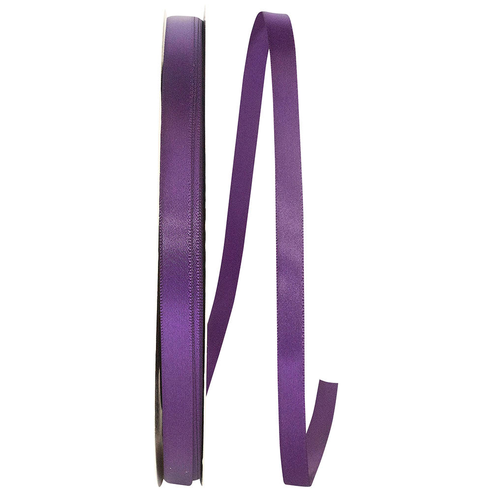 Plum 3 8 Inch Single Face Satin Ribbon Sfs for Wreaths & Bows