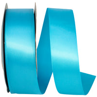 Turquoise Satin Ribbon 1-1/2 Inch for Wreaths and Bows