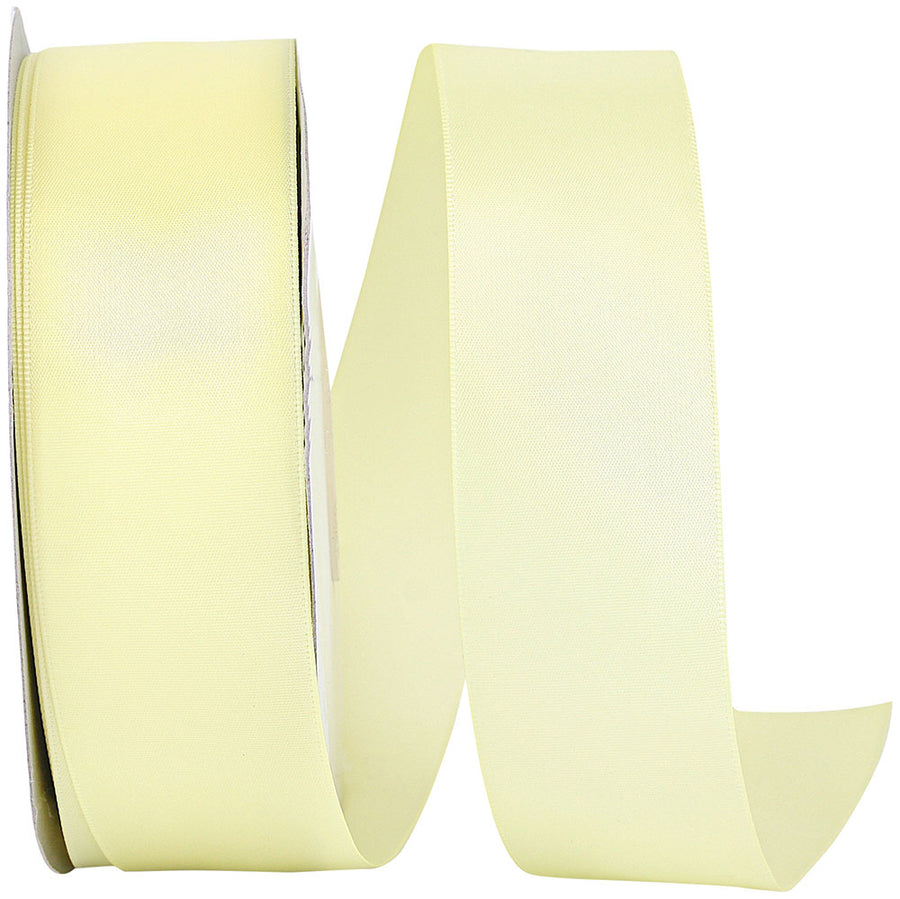 Maize 1-1 2 Inch Single Face Satin Ribbon Sfs for Wreaths & Bows