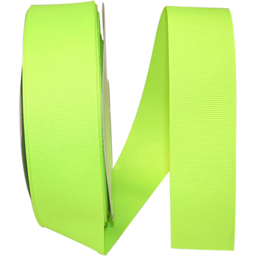 Neon 1-1 2 Inch Grosgrain Texture Ribbon for Wreaths & Bows