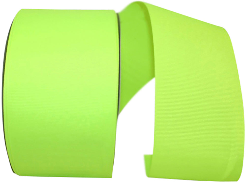 Neon 3 Inch Grosgrain Texture Ribbon for Wreaths & Bows