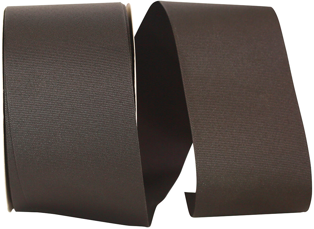 Black 3 Inch Grosgrain Texture Ribbon for Wreaths & Bows